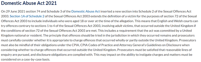 domestic act