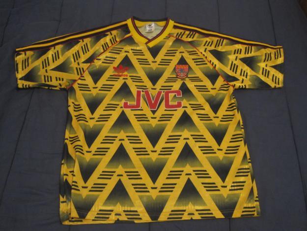 old arsenal yellow jersey